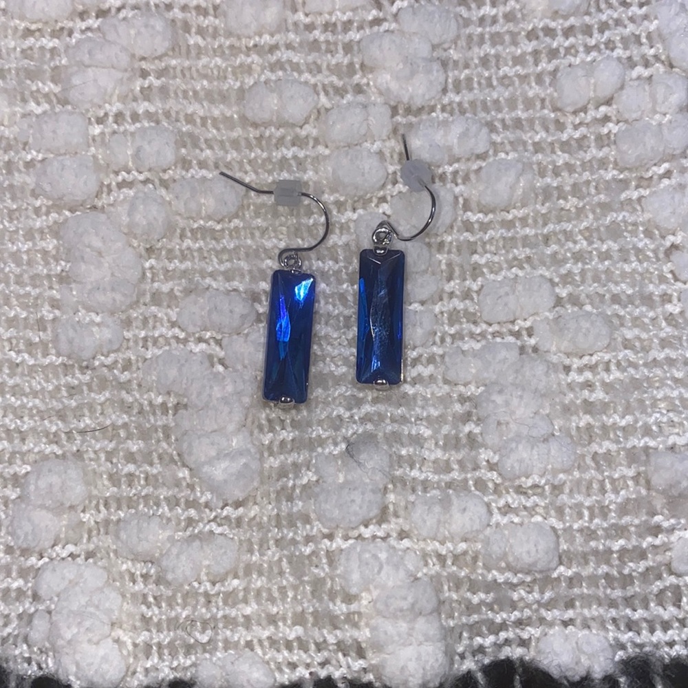 Blue earrings